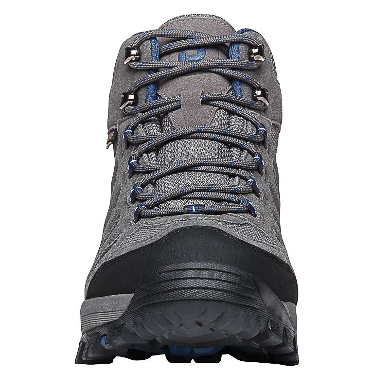 Grey / Blue Men's Propet Ridge Walker Diabetic | OKb77DhR