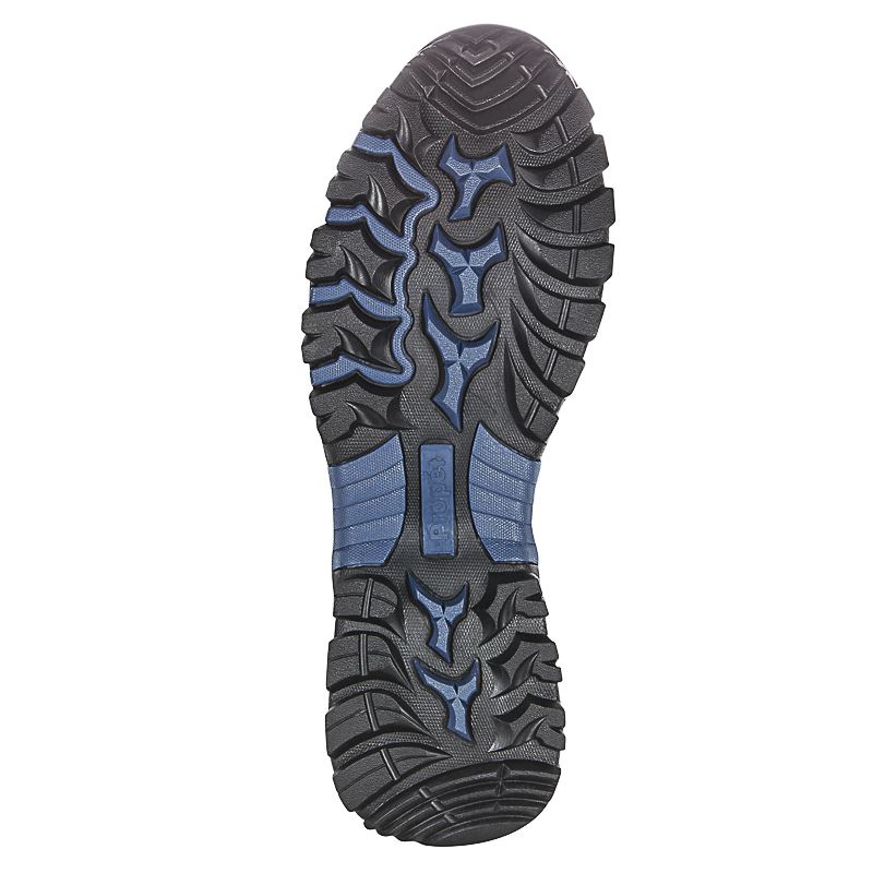 Grey / Blue Men's Propet Ridge Walker Diabetic | OKb77DhR