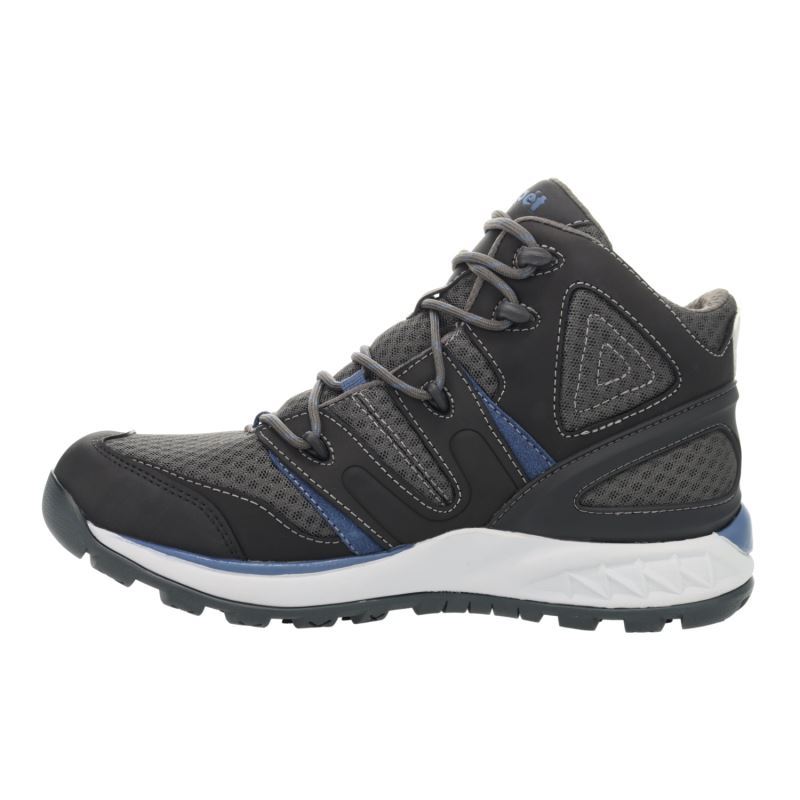 Grey / Blue Men's Propet Veymont Outdoor Shoes | YCN47c1M