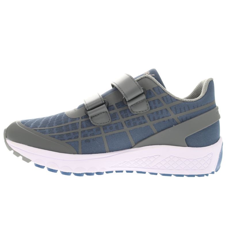 Grey / Blue Women's Propet One Twin Strap Sneakers | o1770gwf