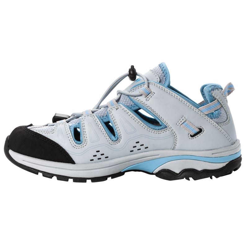 Grey / Blue Women's Propet Piper Sandals | EqLDZs0Q