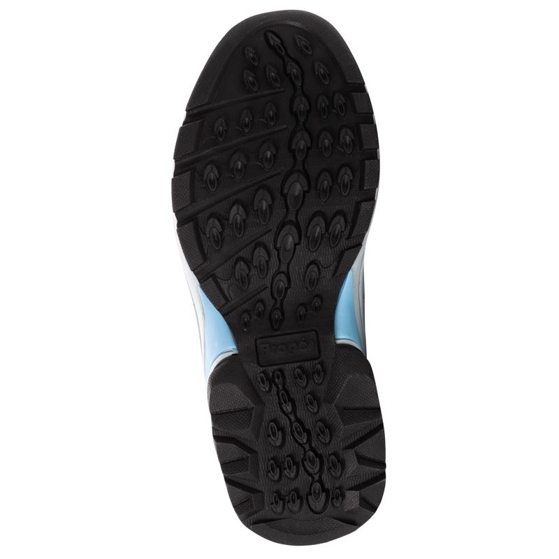 Grey / Blue Women's Propet Piper Sandals | EqLDZs0Q