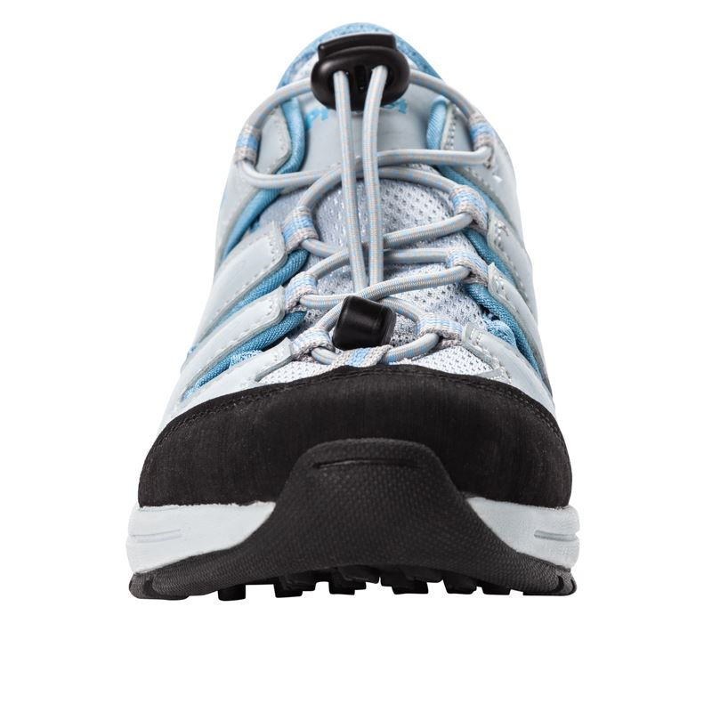 Grey / Blue Women's Propet Piper Sneakers | n5jkg5RV