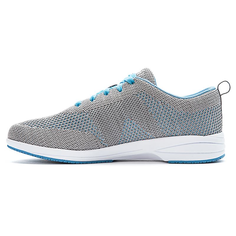 Grey / Blue Women's Propet Washable Walker Evolution Walking Shoes | 2icWt4NE