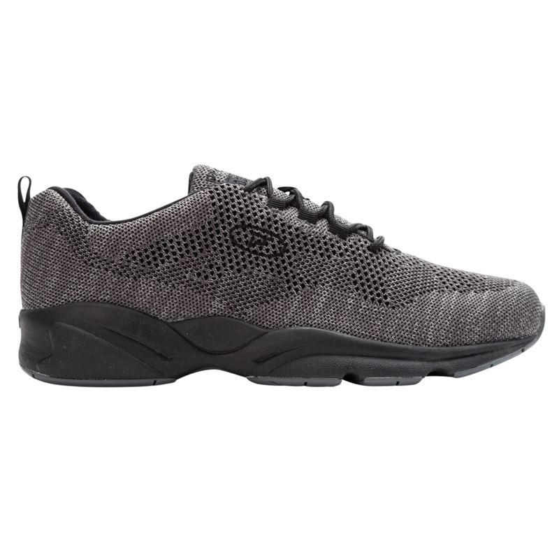 Grey / Grey Men's Propet Stability Fly Sneakers | RqZp5cBA