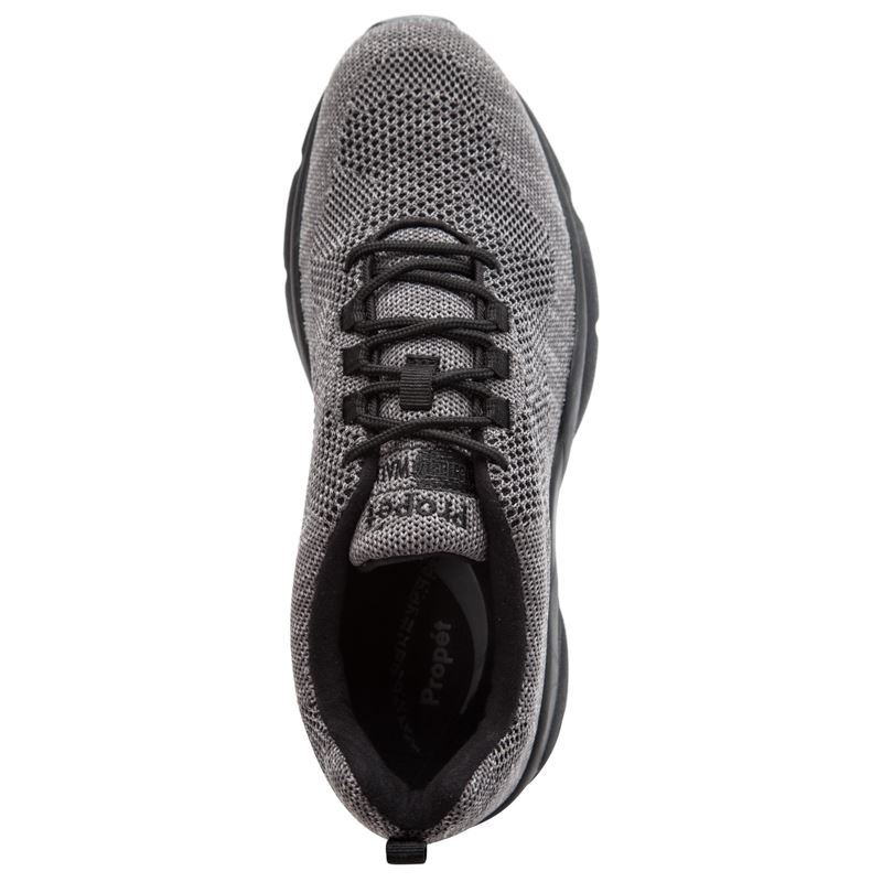 Grey / Grey Men's Propet Stability Fly Sneakers | RqZp5cBA