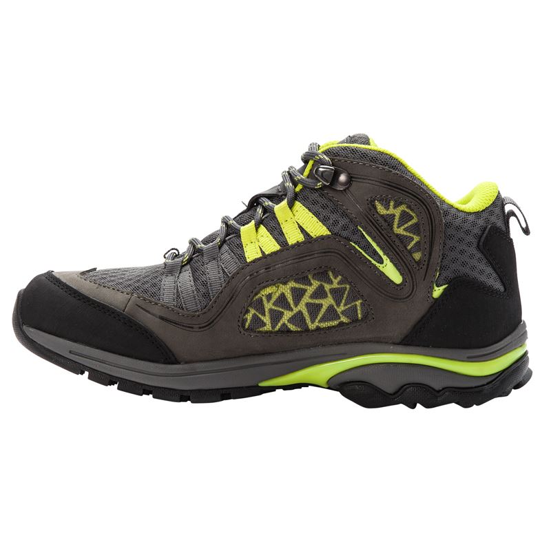 Grey / Light Green Women's Propet Peak Boots | QHc10VOd