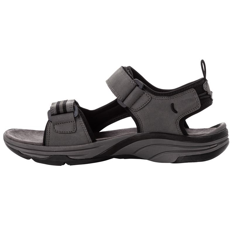 Grey Men's Propet Evan Sandals | iAYaG1sY