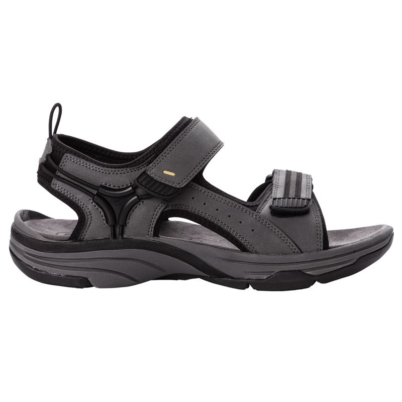 Grey Men's Propet Evan Sandals | iAYaG1sY