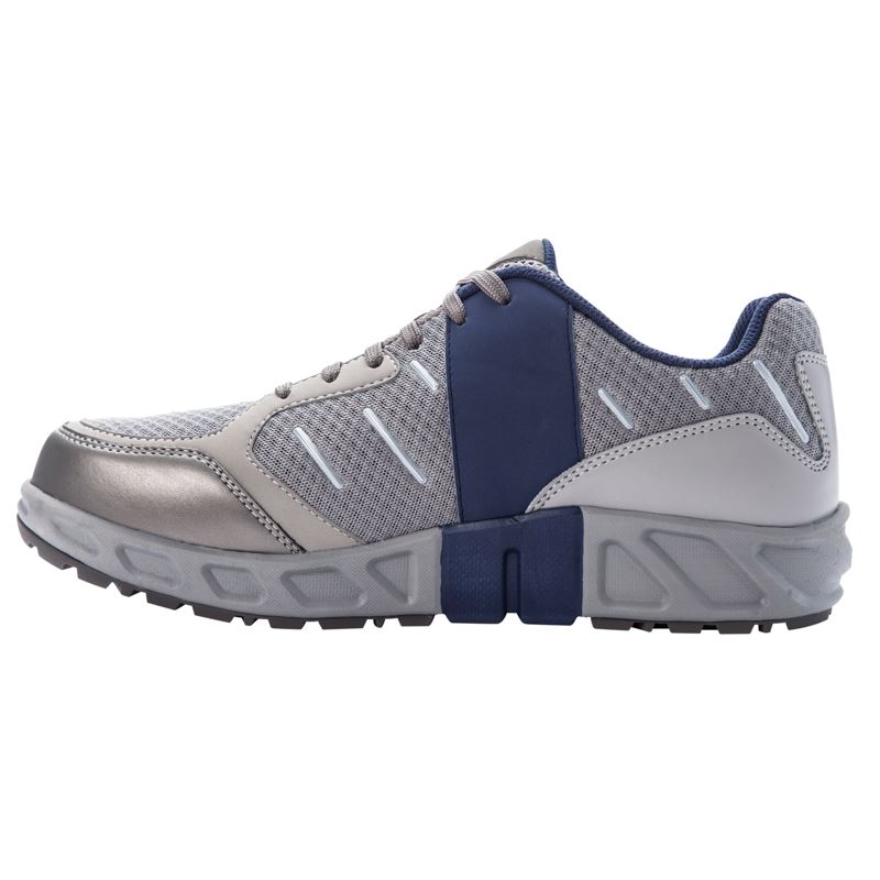 Grey / Navy Men's Propet Matthew Diabetic | XoCp65Ot