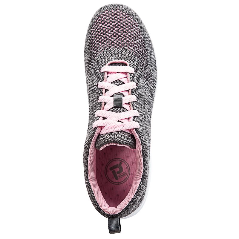 Grey / Pink Women's Propet Washable Walker Evolution Walking Shoes | 53CaWShC