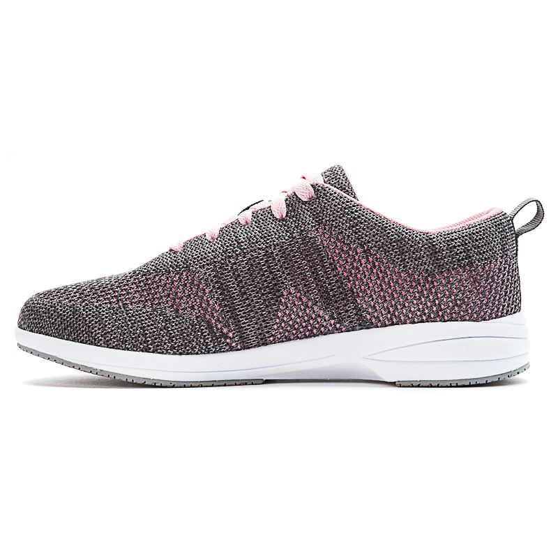 Grey / Pink Women's Propet Washable Walker Evolution Sneakers | AJohARj6