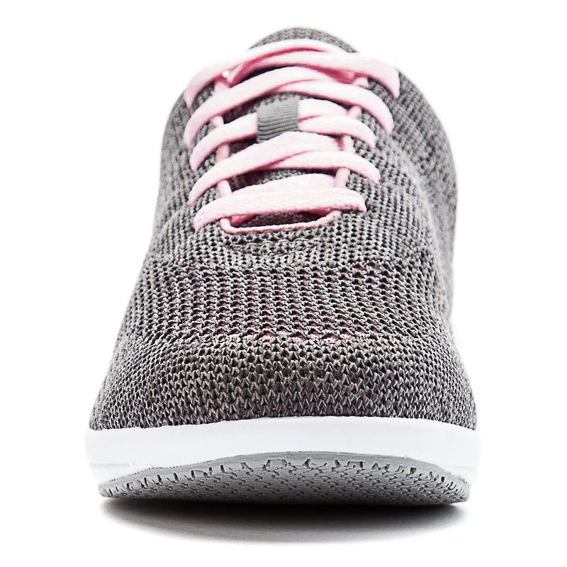 Grey / Pink Women's Propet Washable Walker Evolution Sneakers | AJohARj6