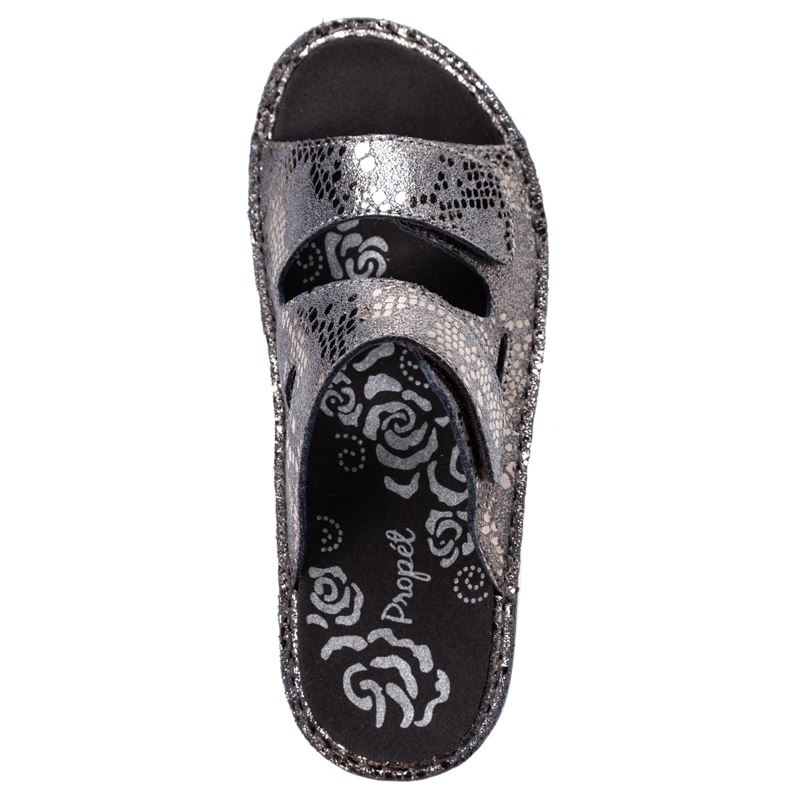 Grey Snake Women's Propet Joelle Sandals | NL4oi05i