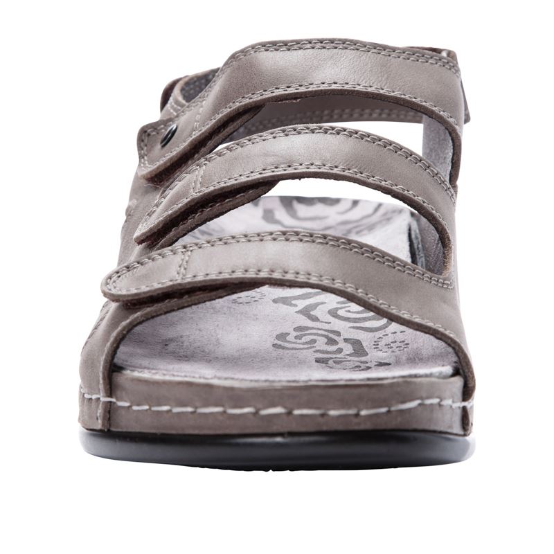 Grey Women's Propet Kara Sandals | tUeRjoqn