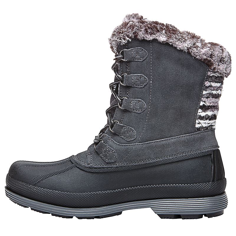 Grey Women's Propet Lumi Tall Lace Boots | IWpWrrwi