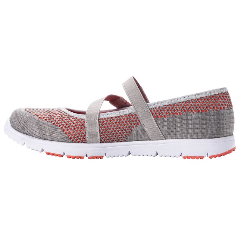 Grey Women's Propet TravelWalker EVO Mary Jane Casual Shoes | PkiEKPFE