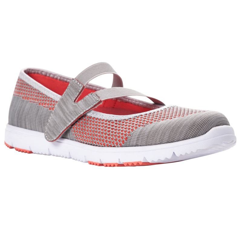 Grey Women\'s Propet TravelWalker EVO Mary Jane Casual Shoes | PkiEKPFE