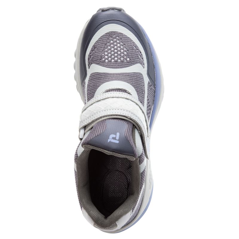 Lavender / Grey Women's Propet One Strap Sneakers | hk4dogP5