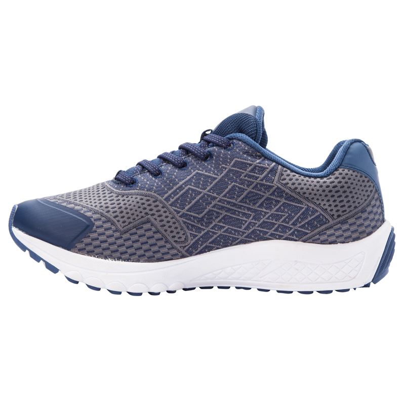 Navy / Grey Men's Propet One Sneakers | 6QN9C1Y4