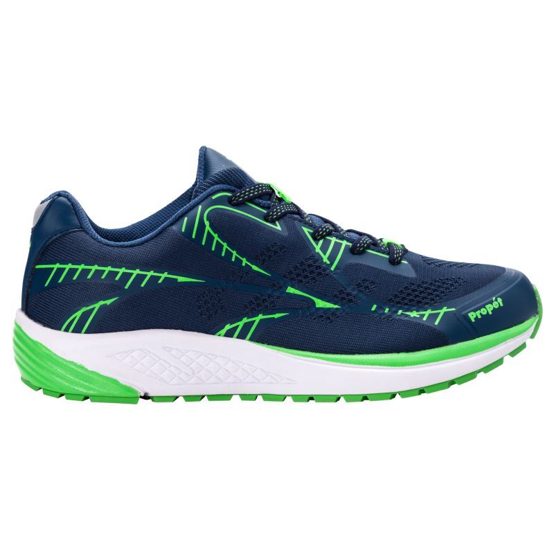 Navy / Light Green Men's Propet One LT Sneakers | qcH2HtJg