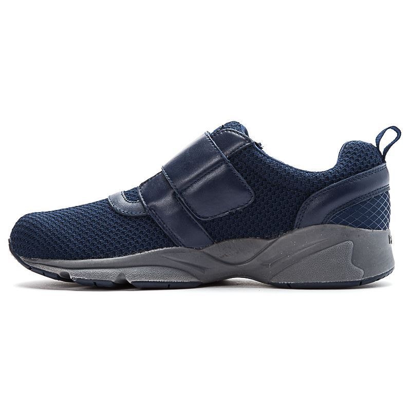 Navy Men's Propet Stability X Strap Sneakers | fneTl7Uq