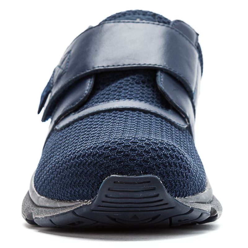 Navy Men's Propet Stability X Strap Sneakers | fneTl7Uq