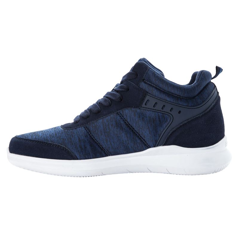 Navy Men's Propet Viator Hi Casual Shoes | ZTRJfaXI