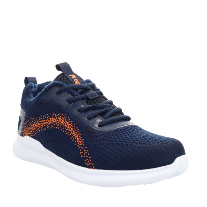 Navy Men\'s Propet Viator Vortex Sneakers | in3EOBf2