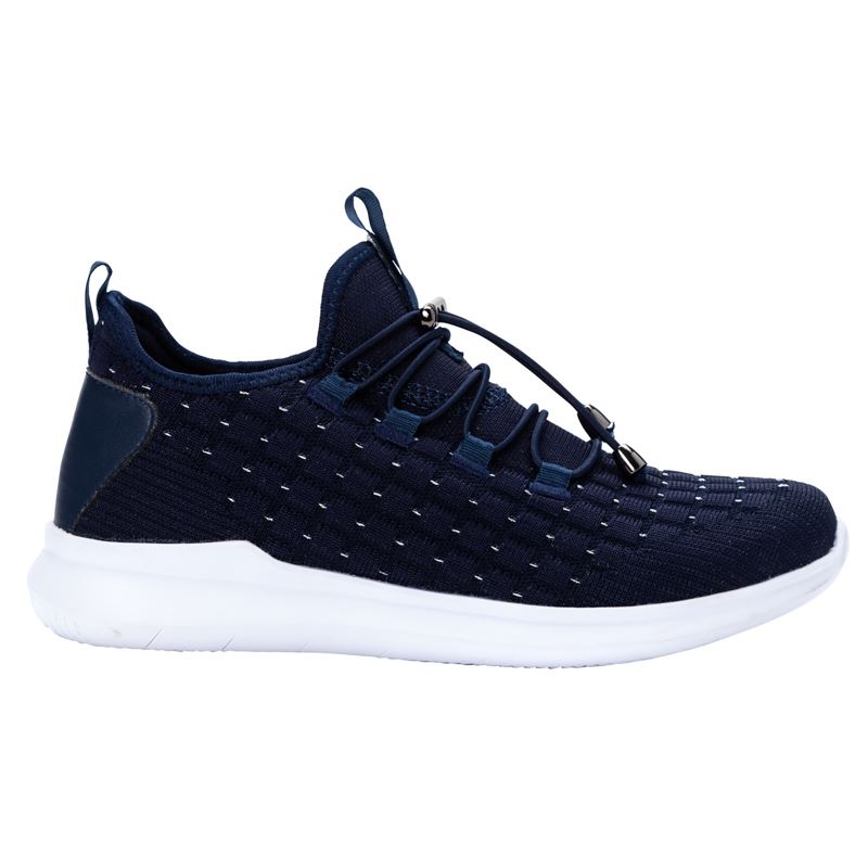 Navy Metal Women's Propet TravelBound Sneakers | dHLmoBG7