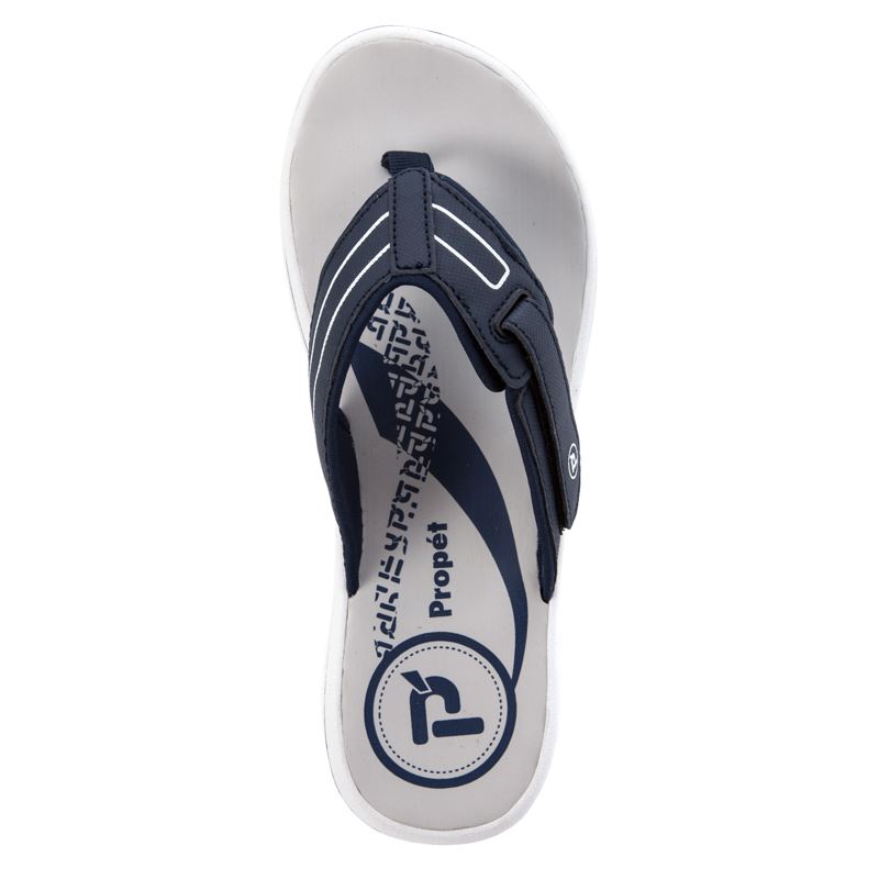 Navy Women's Propet Edie Sandals | RGphoHyA