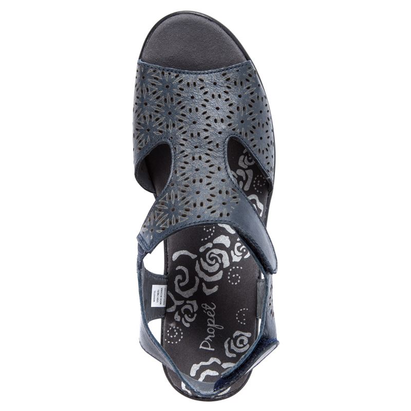 Navy Women's Propet Winnie Sandals | HeO392fw