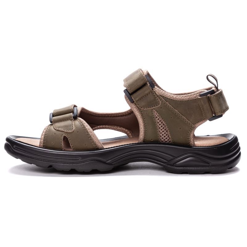 Olive Men's Propet Daytona Sandals | gvTadoQz