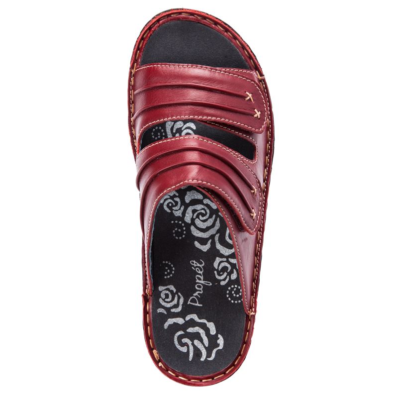 Red Women's Propet June Sandals | 1evpryvJ