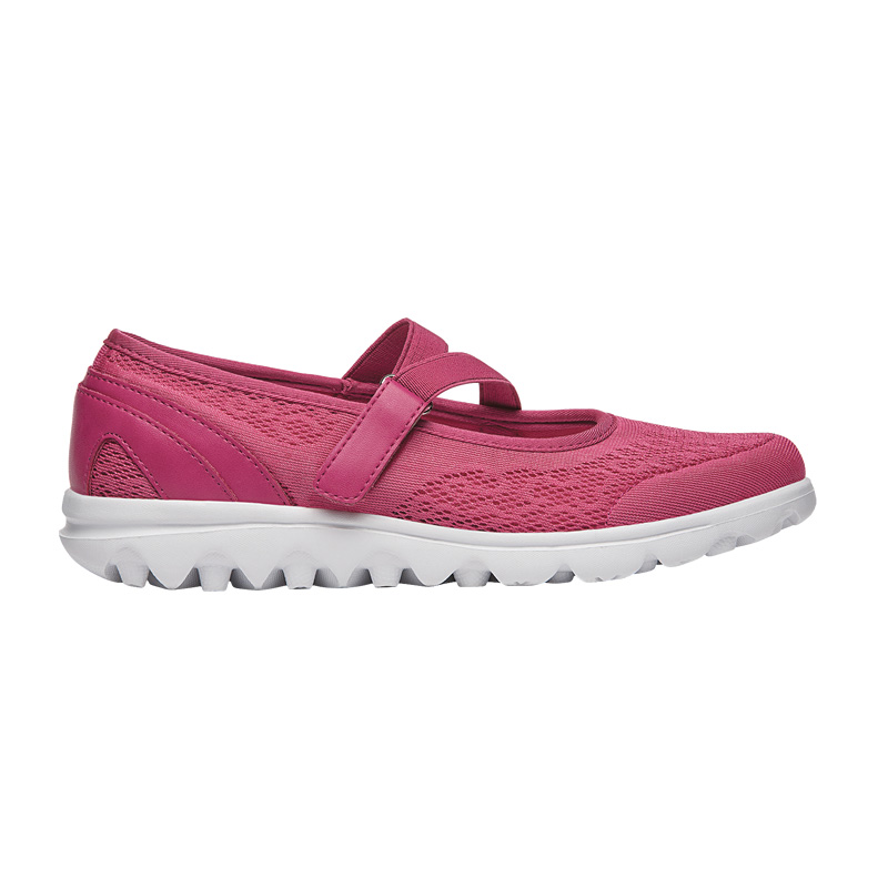 Red Women's Propet TravelActiv Mary Jane Sneakers | kZ2mKABq