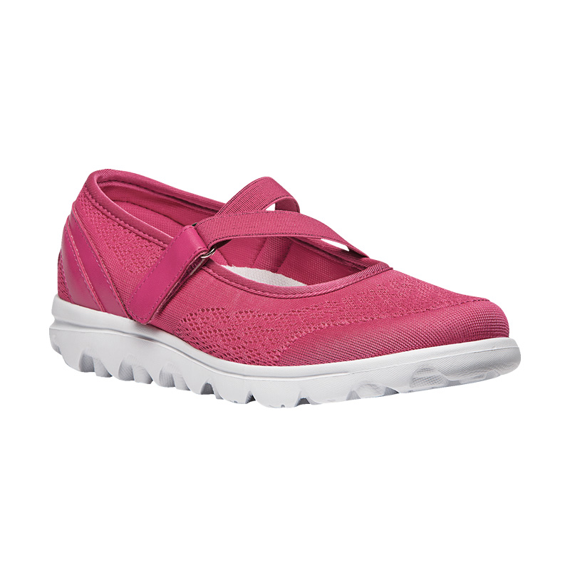 Red Women\'s Propet TravelActiv Mary Jane Sneakers | kZ2mKABq