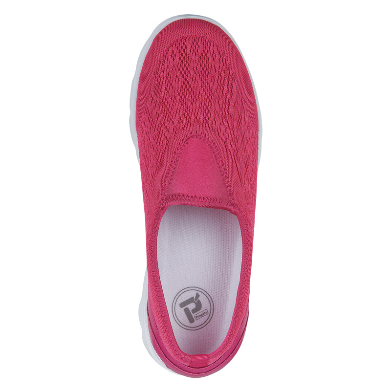 Red Women's Propet TravelActive Slip-On Sneakers | PTWEwO02