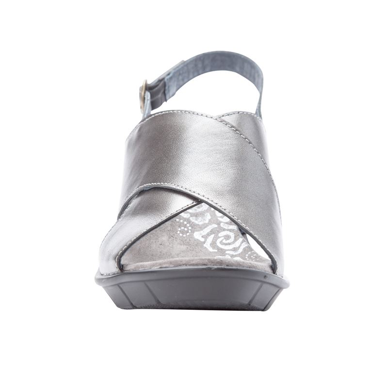 Silver Women's Propet Luna Sandals | FDjmUxvq