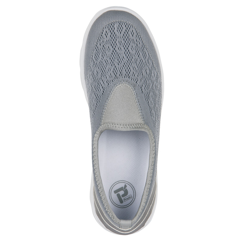 Silver Women's Propet TravelActive Slip-On Sneakers | gIIEWWjj