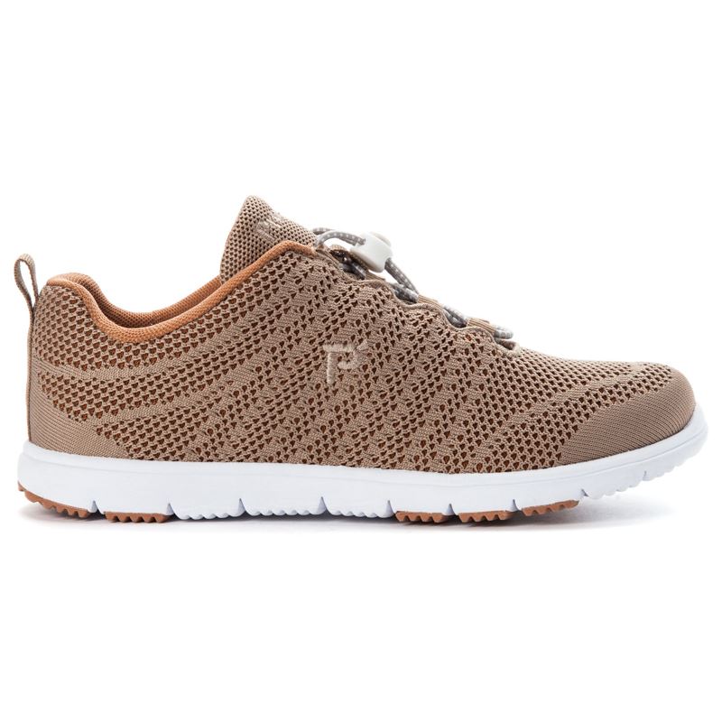 Taupe / Sienna Women's Propet TravelWalker EVO Sneakers | 2khEdeFg