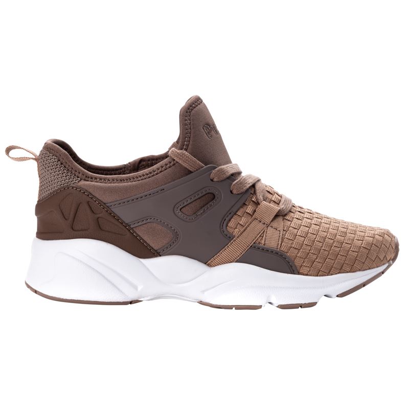 Taupe Women's Propet Stability UltraWeave Sneakers | U01Bjo9k