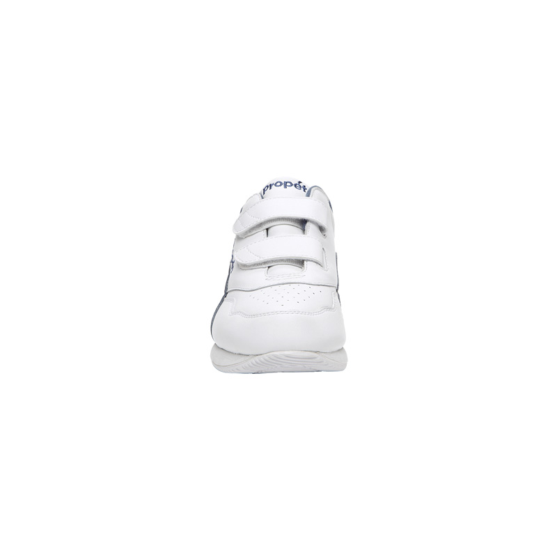 White / Blue Women's Propet Tour Walker Strap Sneakers | hROeeSRf