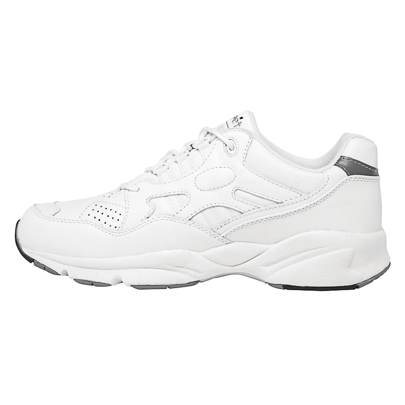 White Men's Propet Stability Walker Sneakers | ceuxkkMf