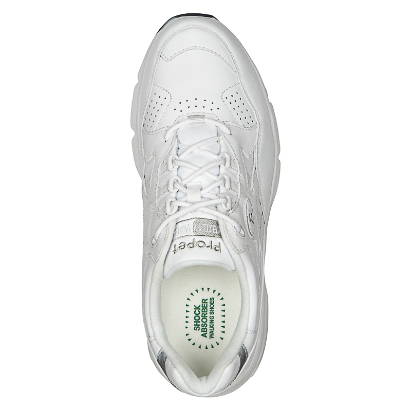 White Men's Propet Stability Walker Sneakers | ceuxkkMf