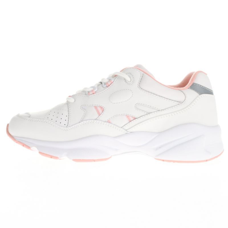 White / Pink Women's Propet Stability Walker Sneakers | 2vhXdmHc