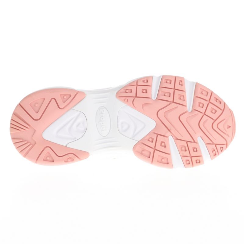 White / Pink Women's Propet Stability Walker Sneakers | 2vhXdmHc