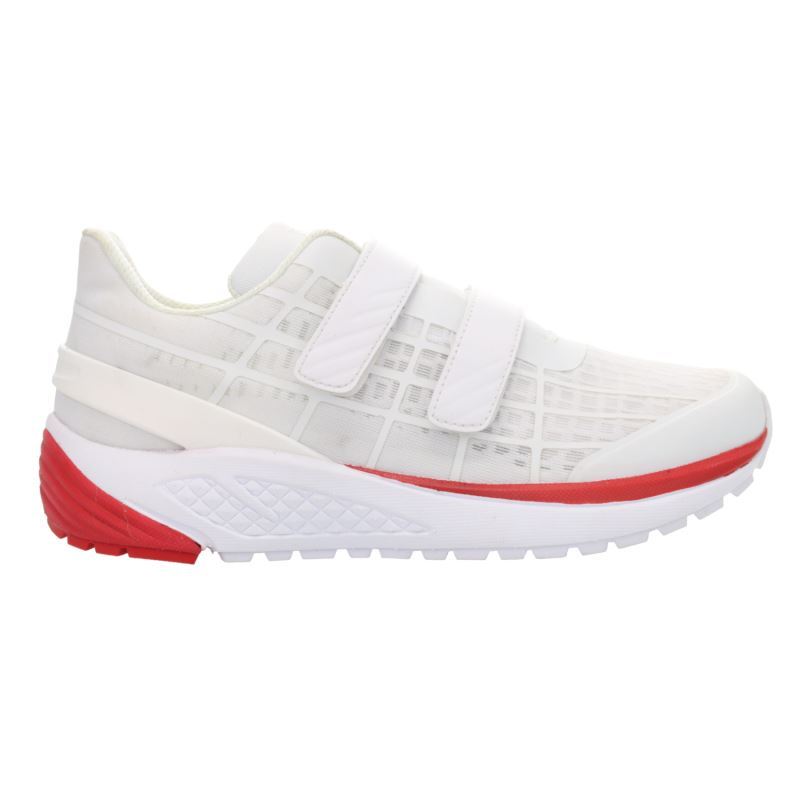 White / Red Women's Propet One Twin Strap Sneakers | 9WDBW4qC