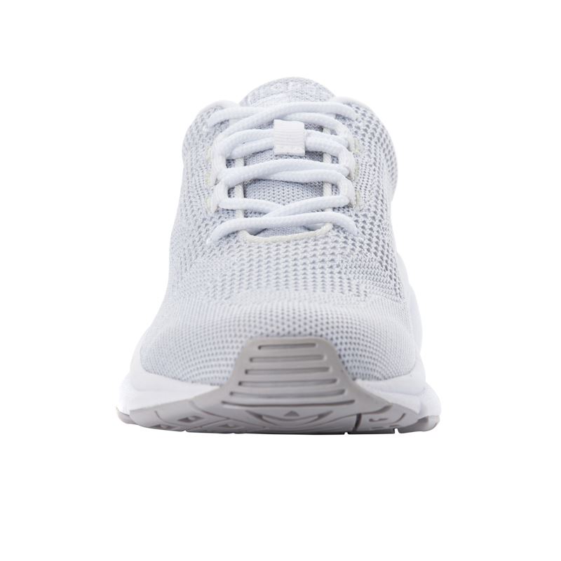 White / Silver Women's Propet Stability Fly Sneakers | l6W5Weyc