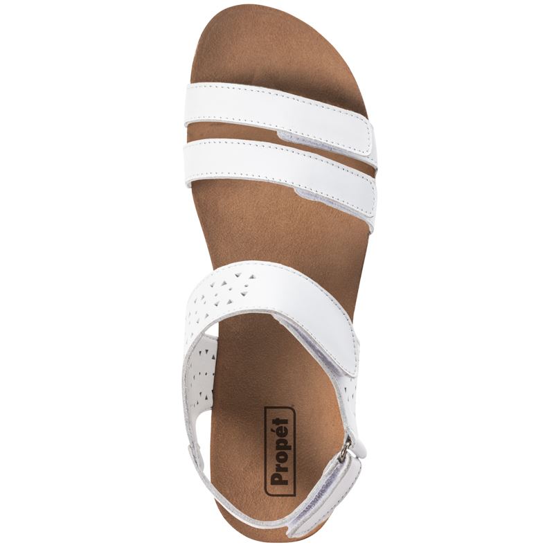 White Women's Propet Farrah Sandals | fn4YVW8k