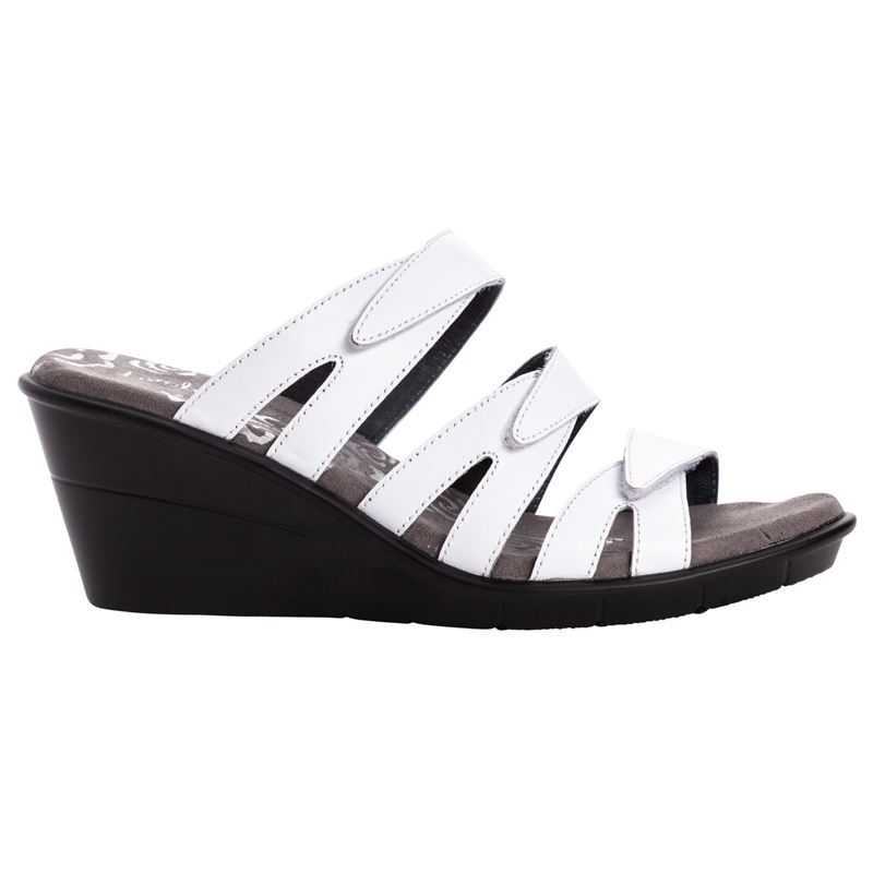 White Women's Propet Lexie Sandals | jMBwmo3y